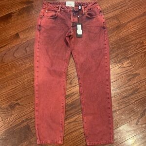 One teaspoon red baggies straight leg jean